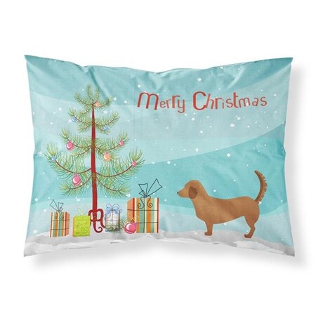 Carolines Treasures Carolines Treasures BB8432PILLOWCASE Alpine Dachsbrake Christmas Fabric Standard Pillowcase BB8432PILLOWCASE